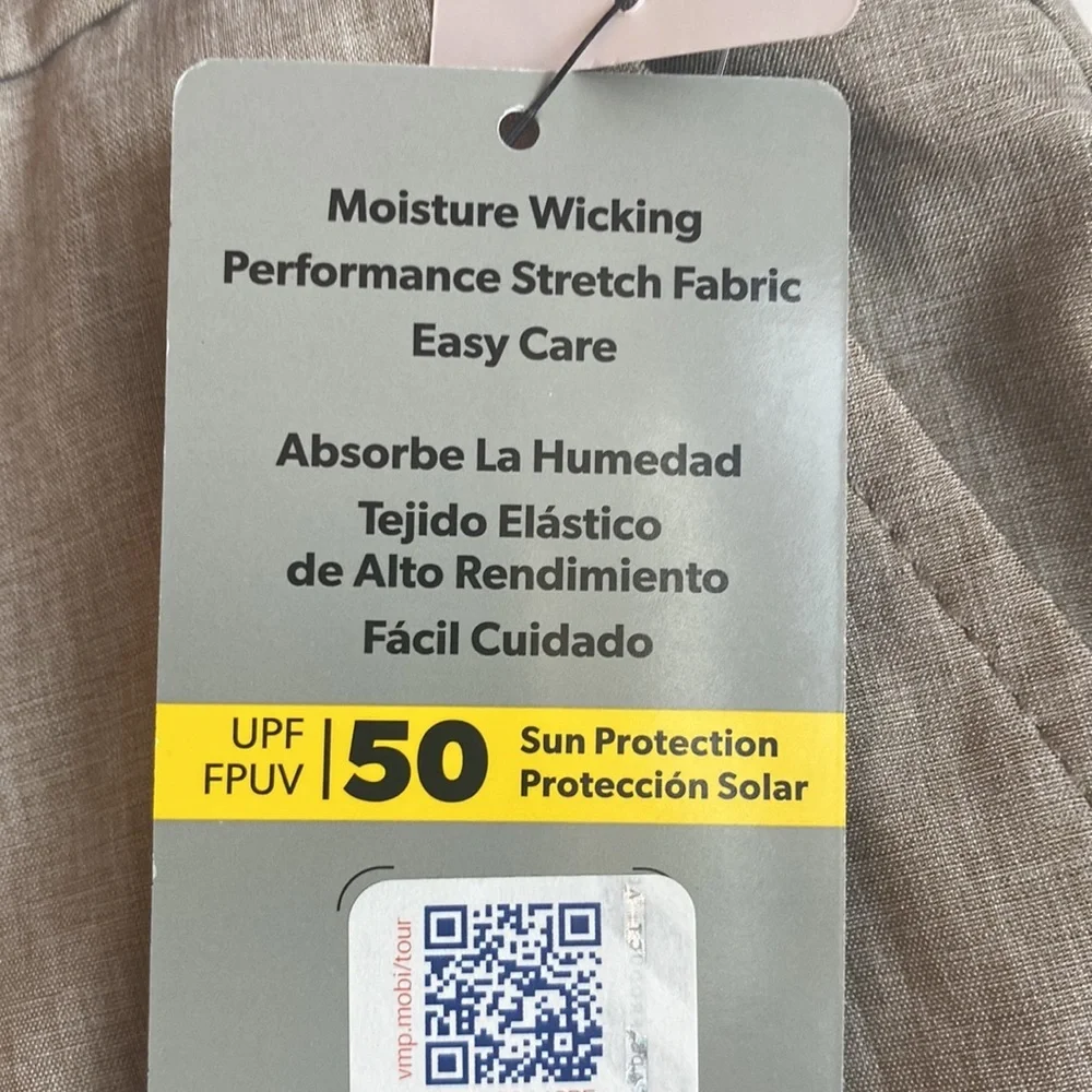 NWT PGA TOUR Men’s Golf Short Tan 36 Waist - Picture 5 of 6